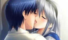 动漫舌吻视频,甜蜜瞬间，情感交融